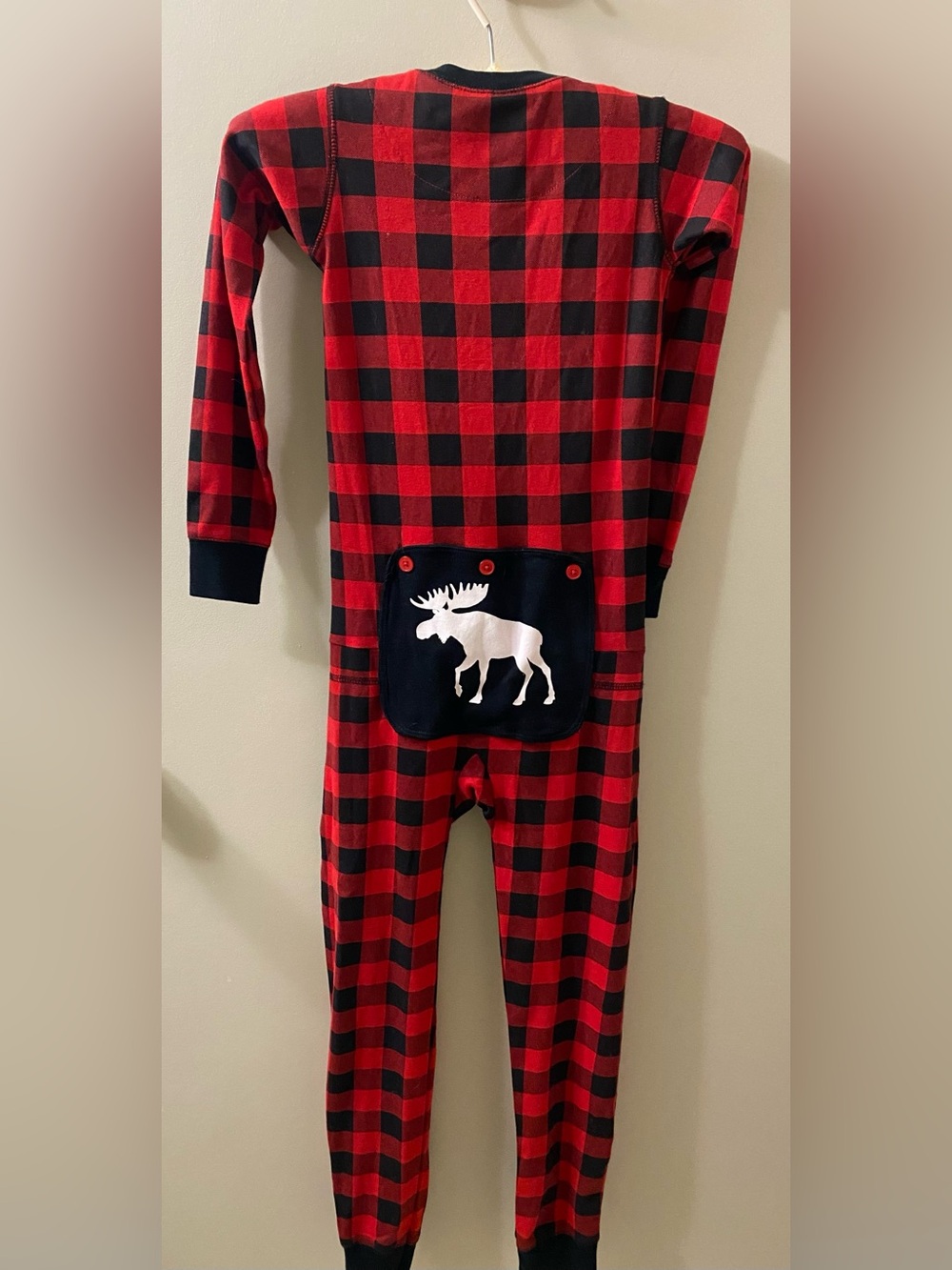 Little Blue House Buffalo Plaid One-Piece Pajamas